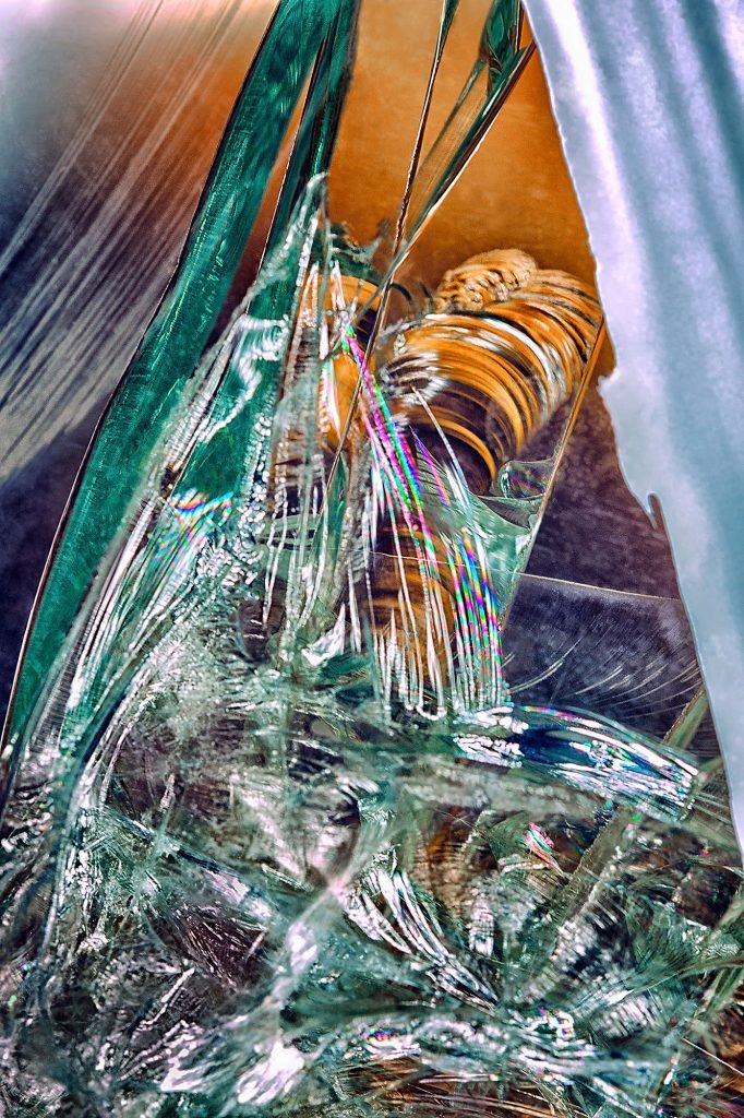 "III CONFUSION" - Abstract fine art photography by Anett Alexandra Bulano, capturing the essence of confusion and inner turmoil through artistic expression.