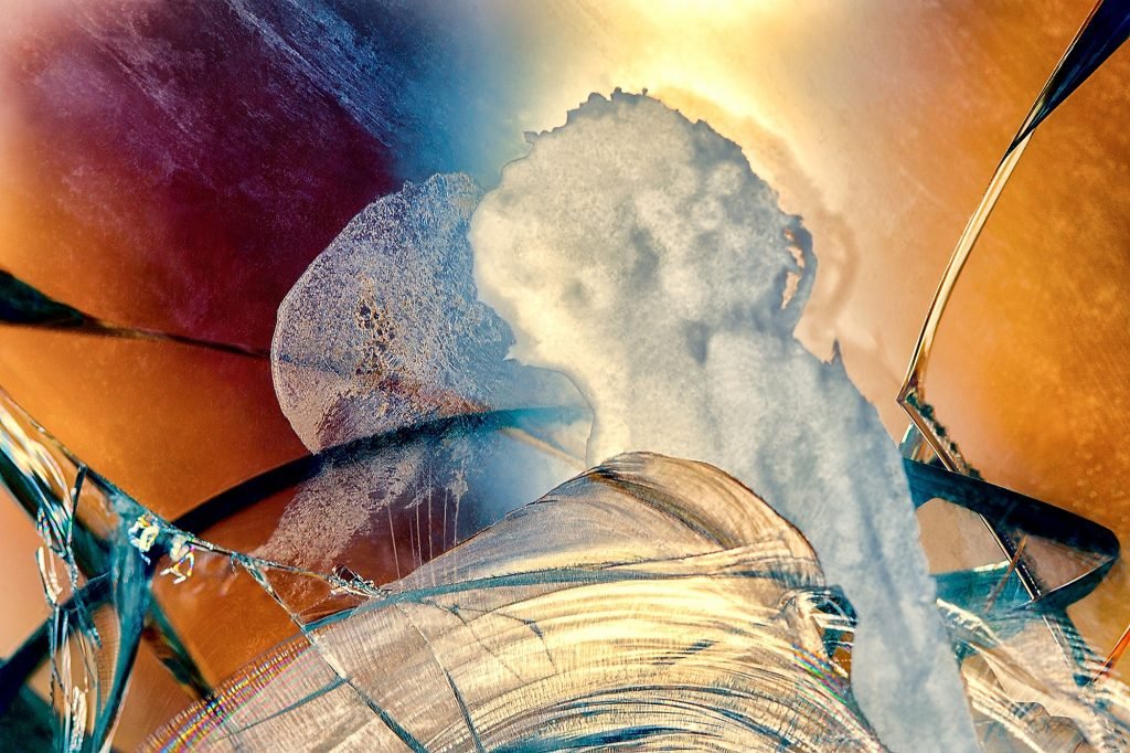 "IV CONFLICT" - Abstract fine art photography by Anett Alexandra Bulano, capturing the essence of conflict and tension through artistic expression.