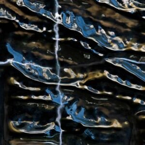 Liquidize - Frozen lightning bolt holding liquid chaos and symbiosis with water, Dresden, Germany, 2024