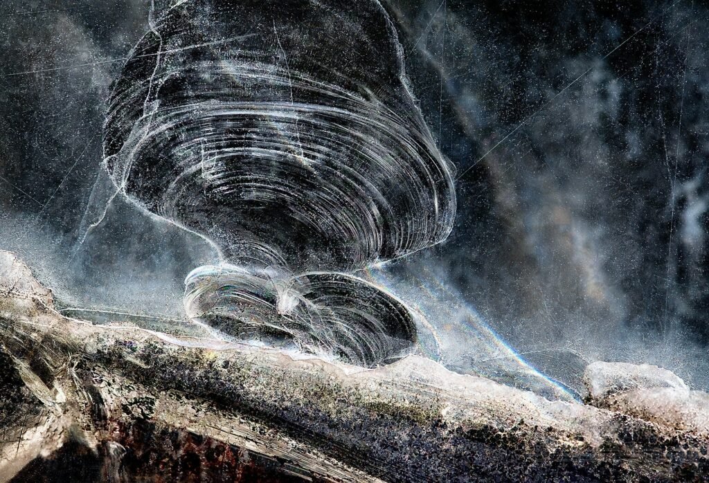 A Brewing Storm - Ein Sturm kommt auf - Dramatischer Tornado in einem Sturm, Bielefeld, Deutschland, 2020